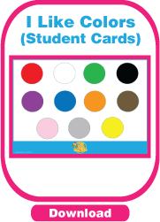 Download Free Student Colors Flash Cards